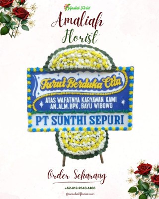 Papan Bunga Duka di Cibeureum Wetan