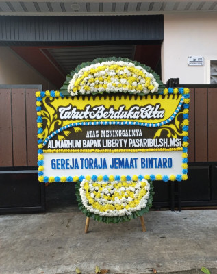 Papan Bunga Duka di Cibeureum Wetan