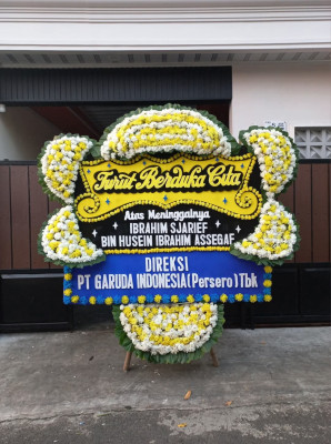 Papan Bunga Duka di Cibeureum Wetan