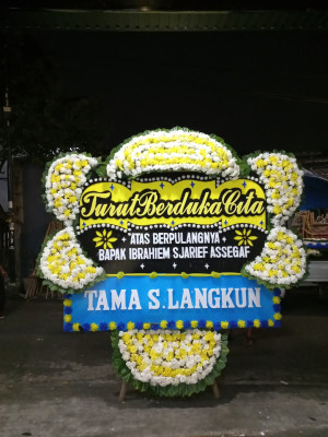 Papan Bunga Duka di Cibeureum Wetan